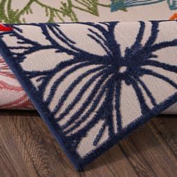 Sanat Teppich Floral 2 Outdoor | Mehrfarbig