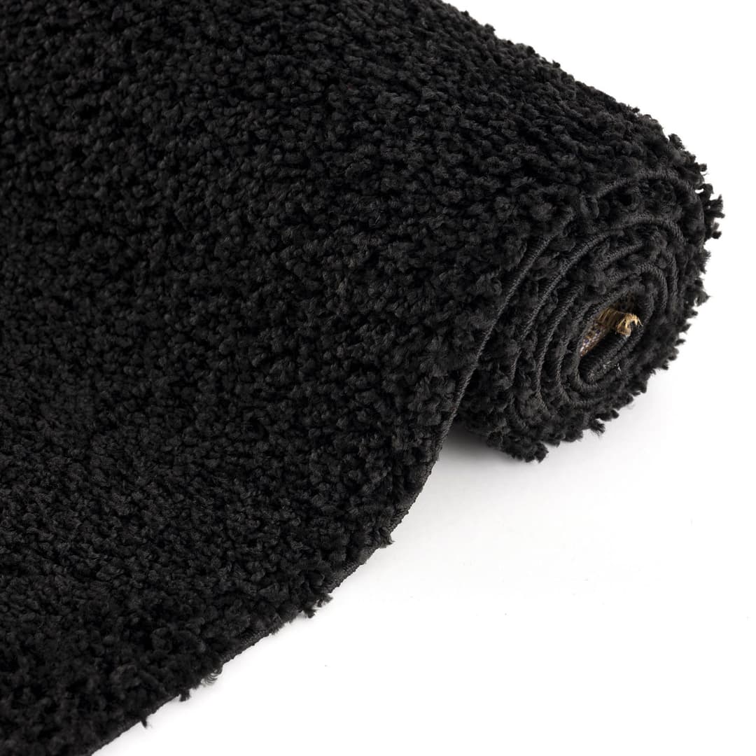Sanat Hochflor-Teppich LOCA | Schwarz