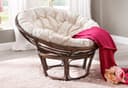 Home affaire Rattanstuhl Papasansessel | Braun 2