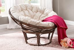 Home affaire Rattanstuhl Papasansessel | Braun