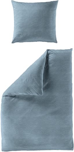 BIERBAUM Bettwäsche Chic Uni | Blau