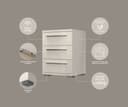 OTTO home Nachtkommode Piano | Beige 2