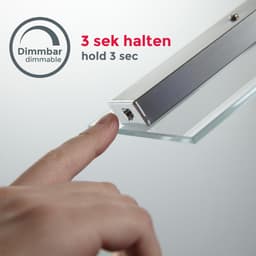 B.K.Licht LED Pendelleuchte | Silber