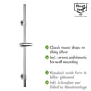 WENKO Duschstange Basic, Chrom | Silber 3
