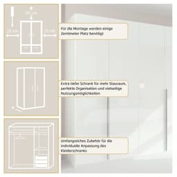 rauch MONTCLAR Kleiderschrank | Weiß