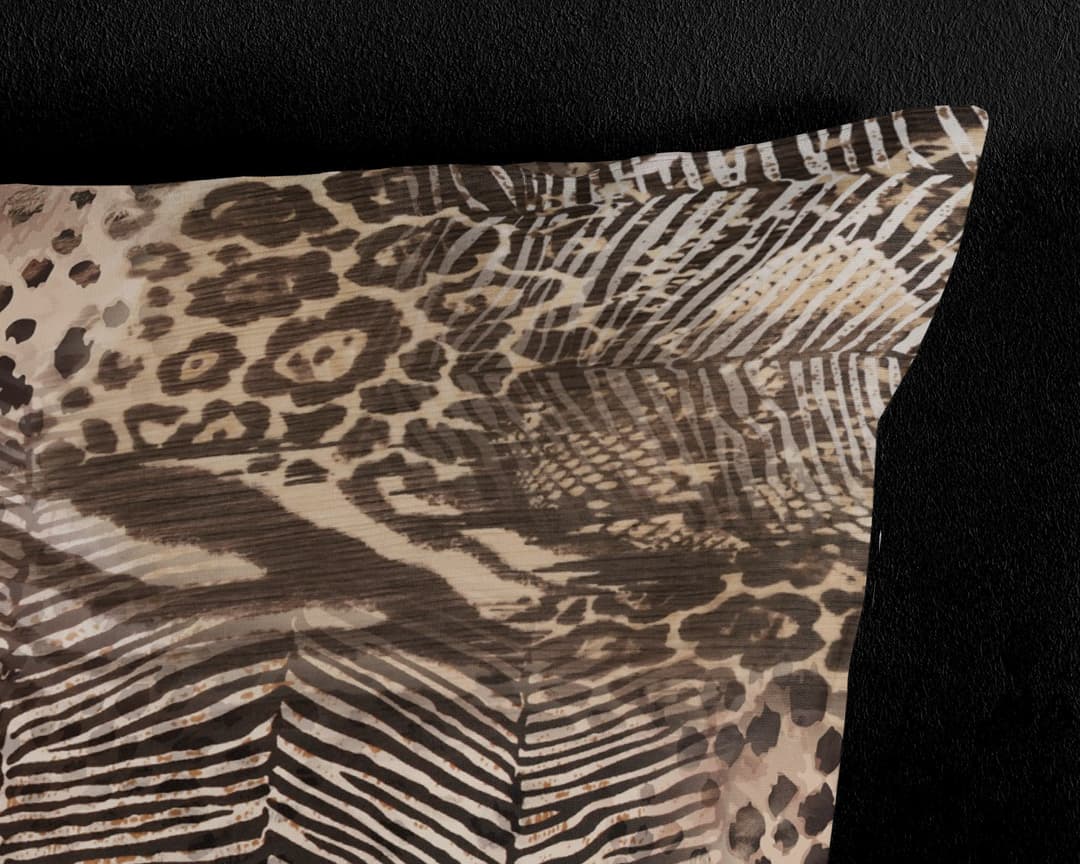 PURE luxury collection Wendebettwäsche Skins | Braun