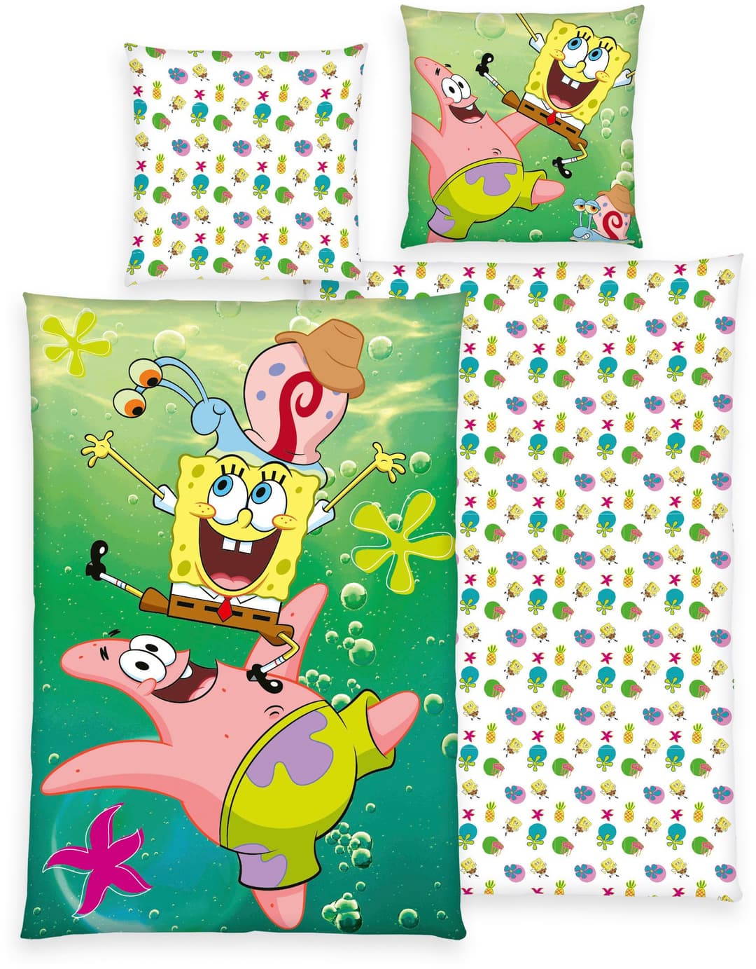 Sponge Bob Bettwäsche | Mehrfarbig