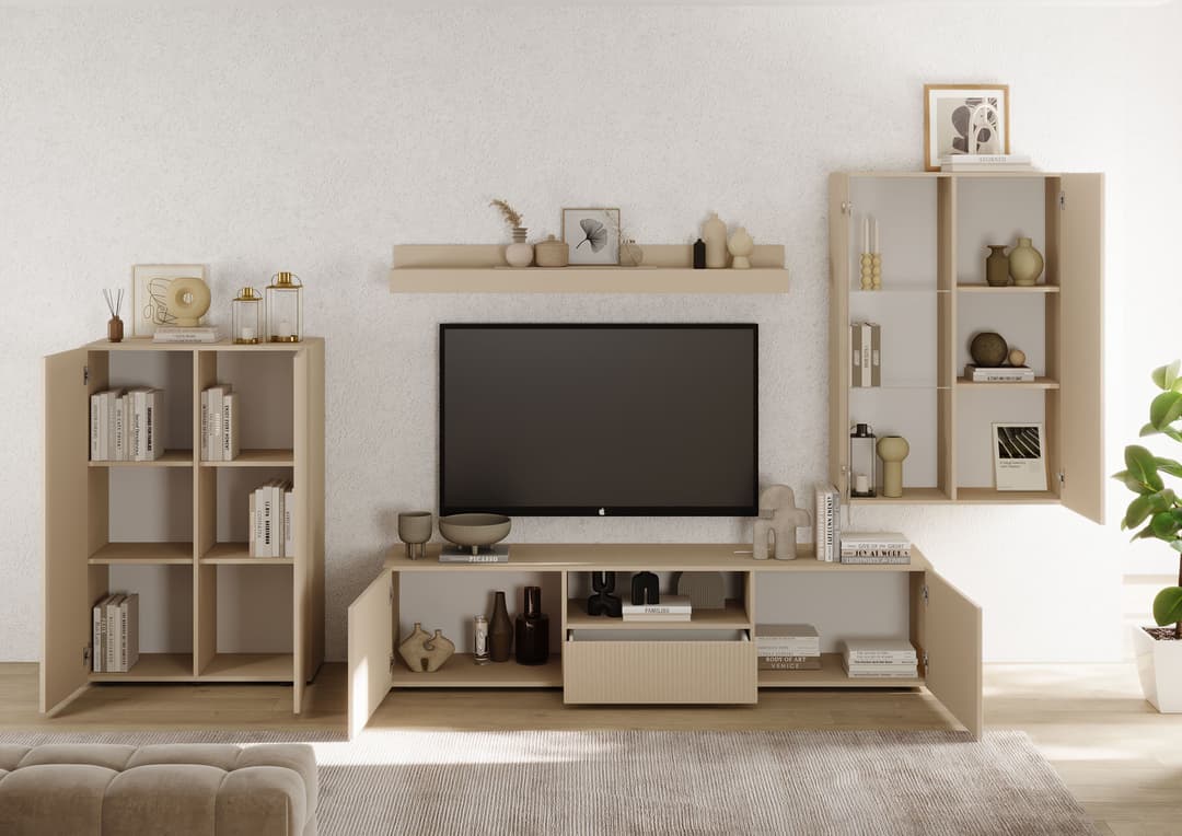 Home affaire Wohnwand Rio | Beige