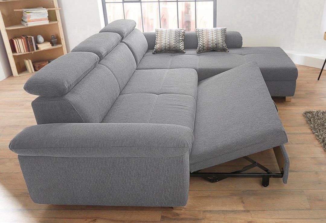 Jockenhöfer Gruppe Ecksofa Landshut | Grau