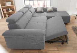 Jockenhöfer Gruppe Ecksofa Landshut | Grau