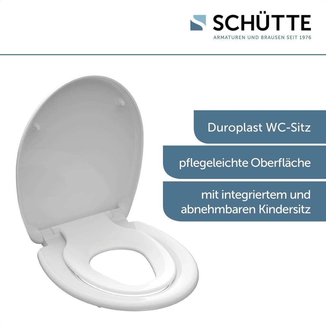 Schütte FAMILY WHITE WC-Sitz | Weiß