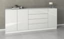 borchardt Möbel Sideboard Vaasa | Weiß