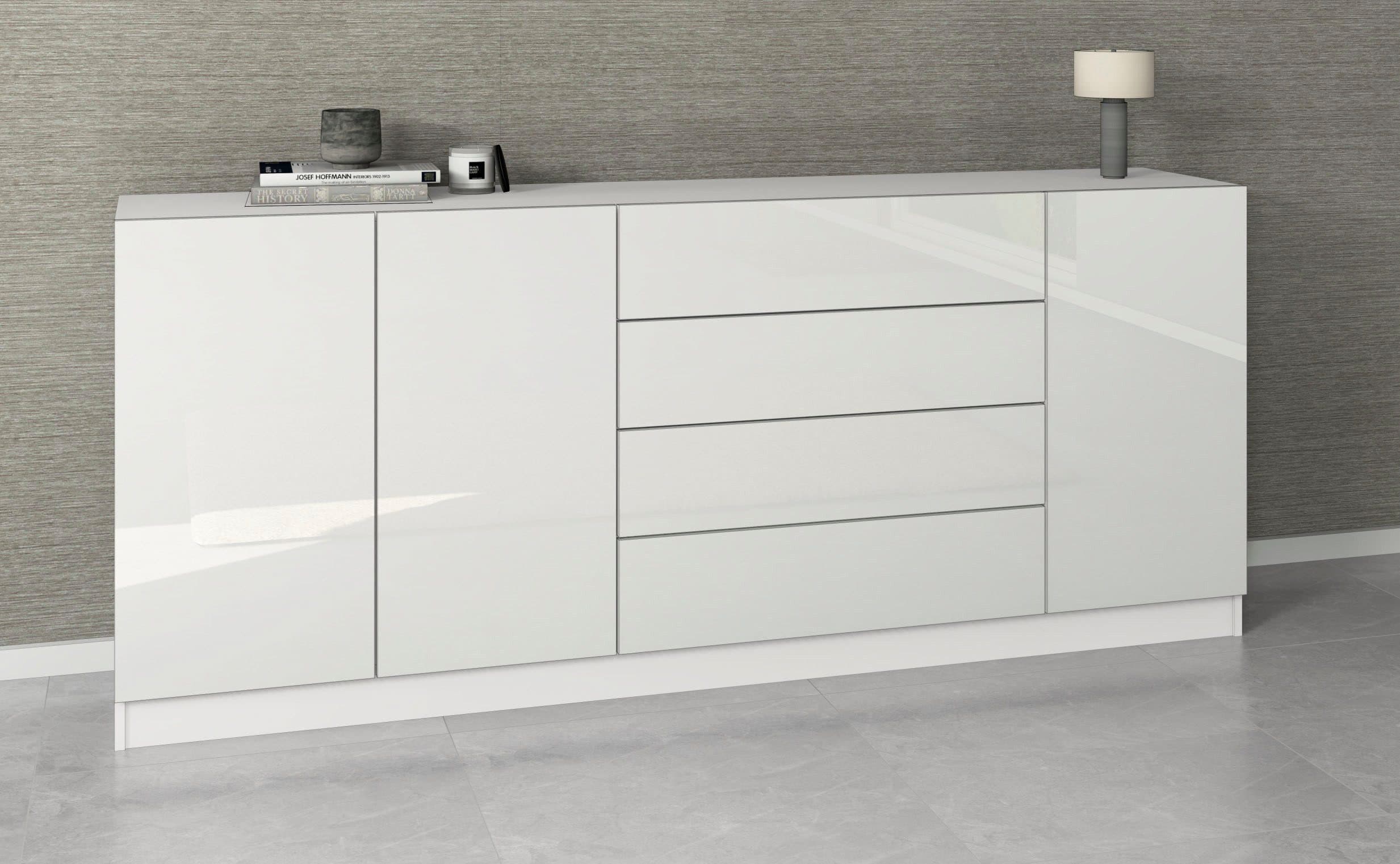 borchardt Möbel Sideboard Vaasa | Weiß