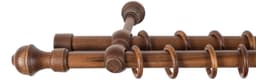 SN DECO GROUP Gardinenstange Ares | Braun