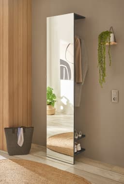 Home affaire Garderobenschrank GiRON/CiTY | Grau