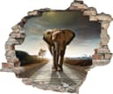 queence Wandtattoo Elefant | Braun