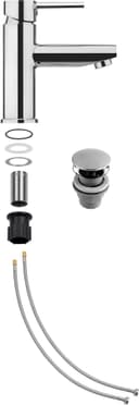 CORNAT Waschtischarmatur Calo HD | Silber 2