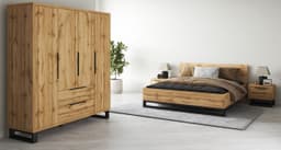 Home affaire Schlafzimmer-Set Bronne | Holztöne