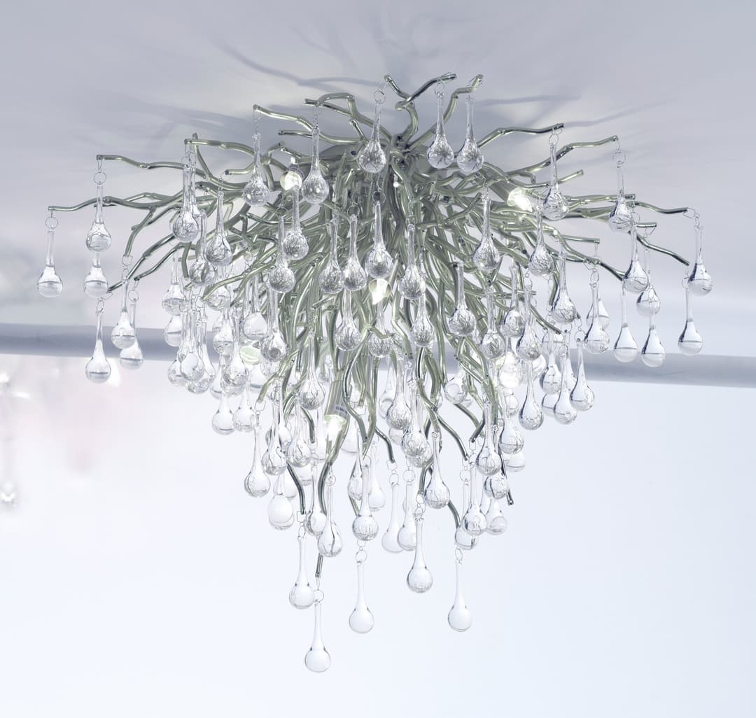Paul Neuhaus Deckenleuchte ICICLE | Silber