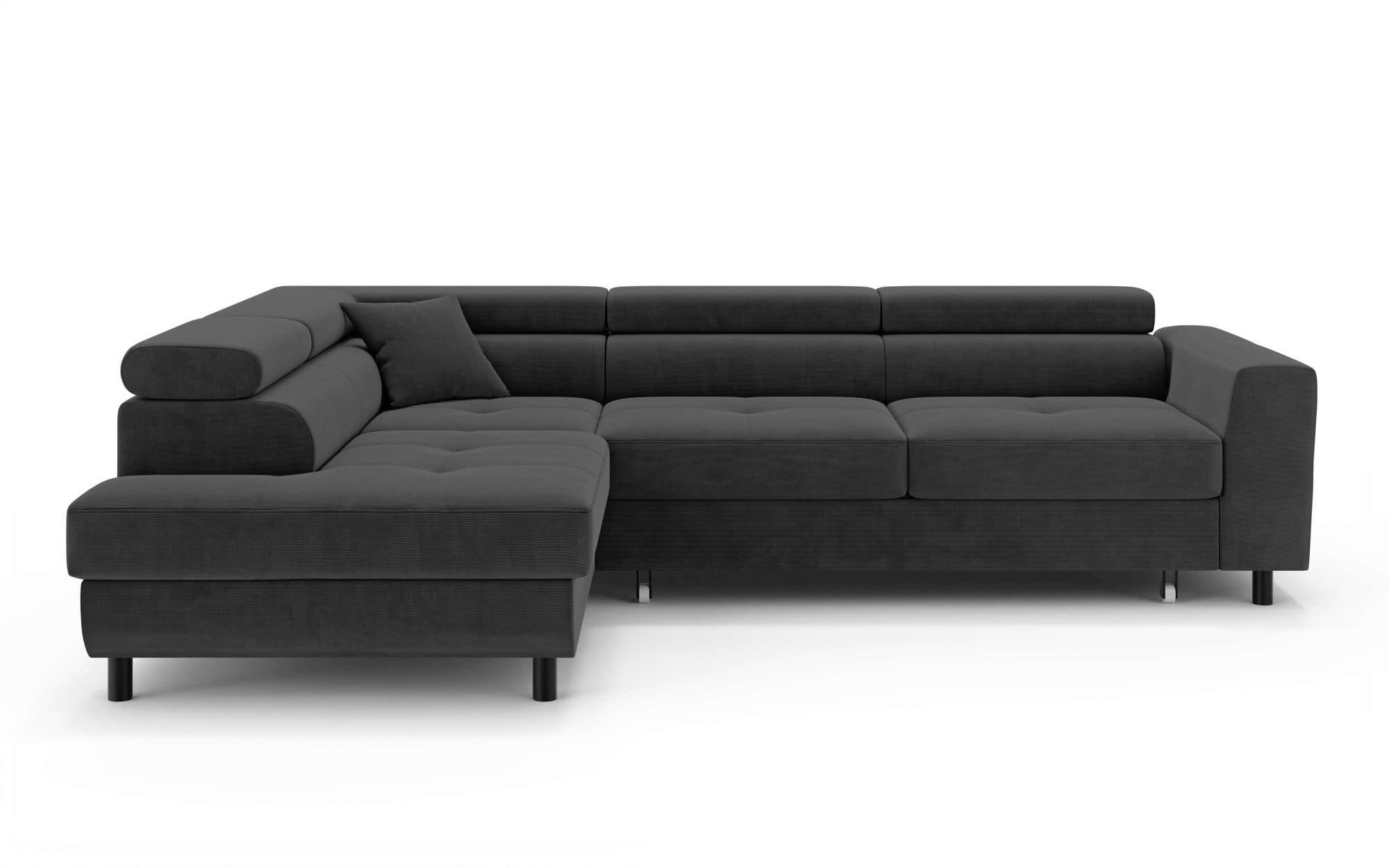 OTTO home Ecksofa AADEN Schlafsofa | Schwarz