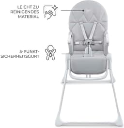Kinderkraft Kombihochstuhl BINCI | Grau