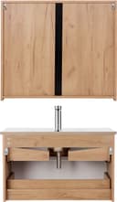 welltime Badmöbel-Set Lund | Holztöne 5