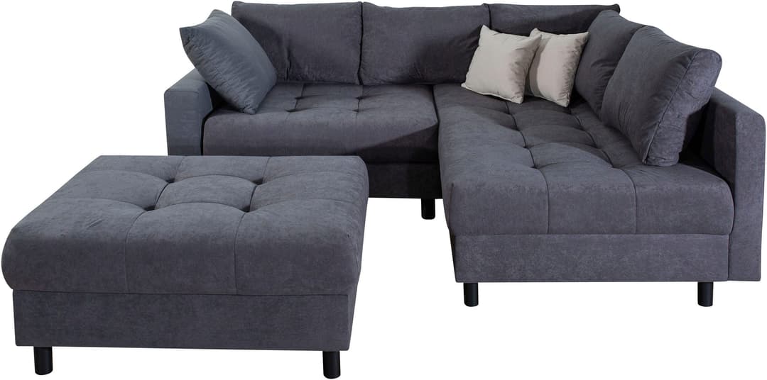 COLLECTION AB Ecksofa Toni L-Form | Grau
