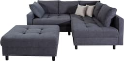 COLLECTION AB Ecksofa Toni L-Form | Grau