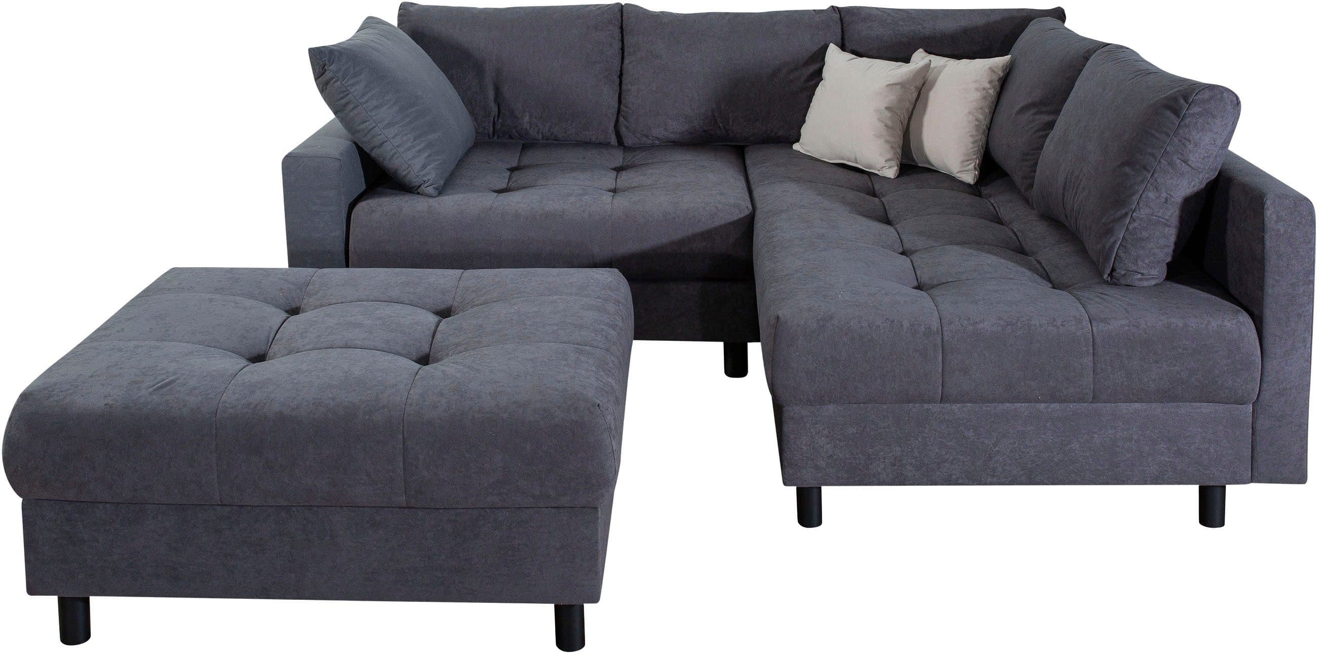 COLLECTION AB Ecksofa Toni L-Form | Grau