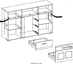 Innostyle Sideboard FUN PLUS II | Grün