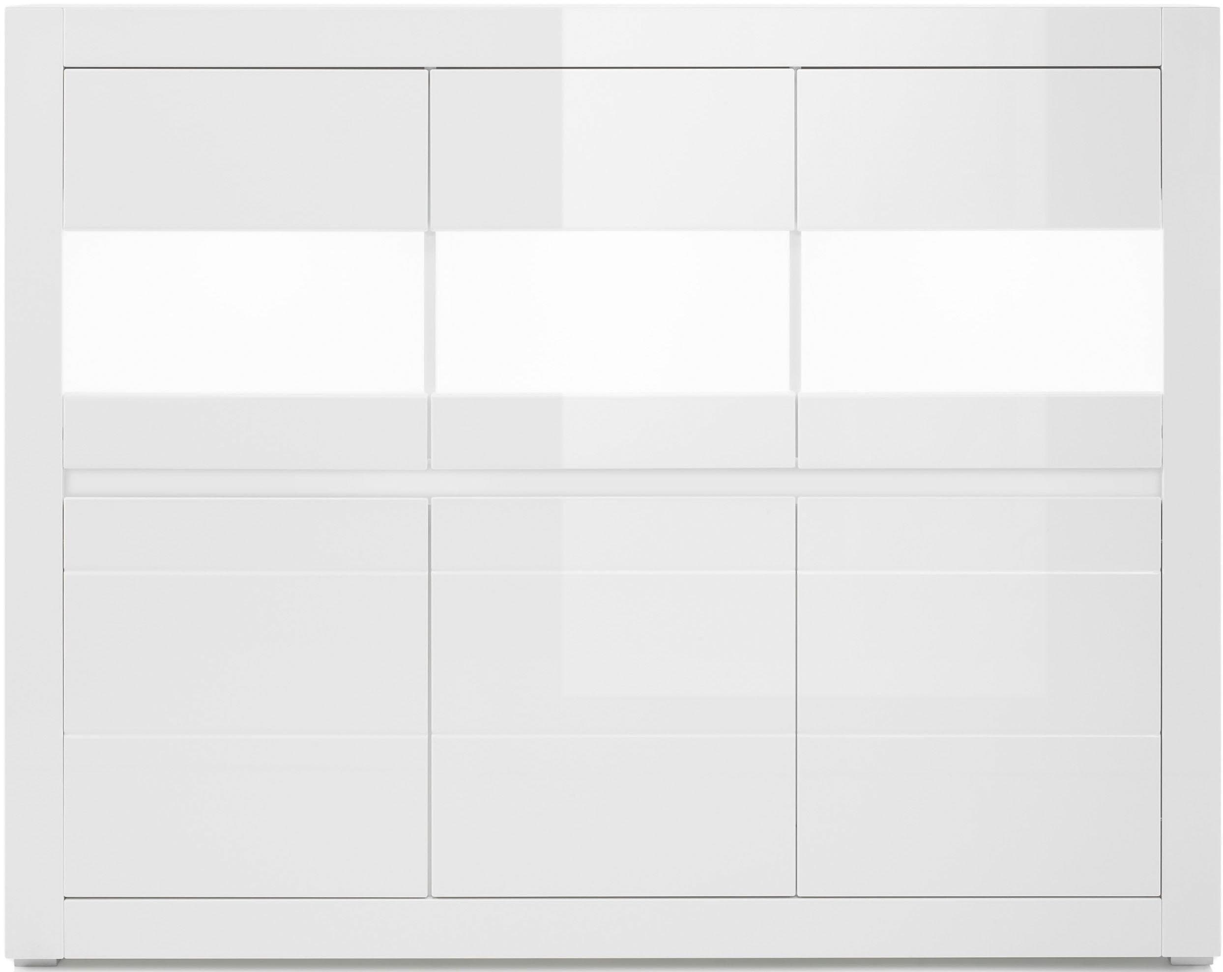 Home affaire Highboard Carat | Weiß