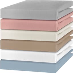 SETEX Spannbettlaken GOTS Feinbiber | Beige