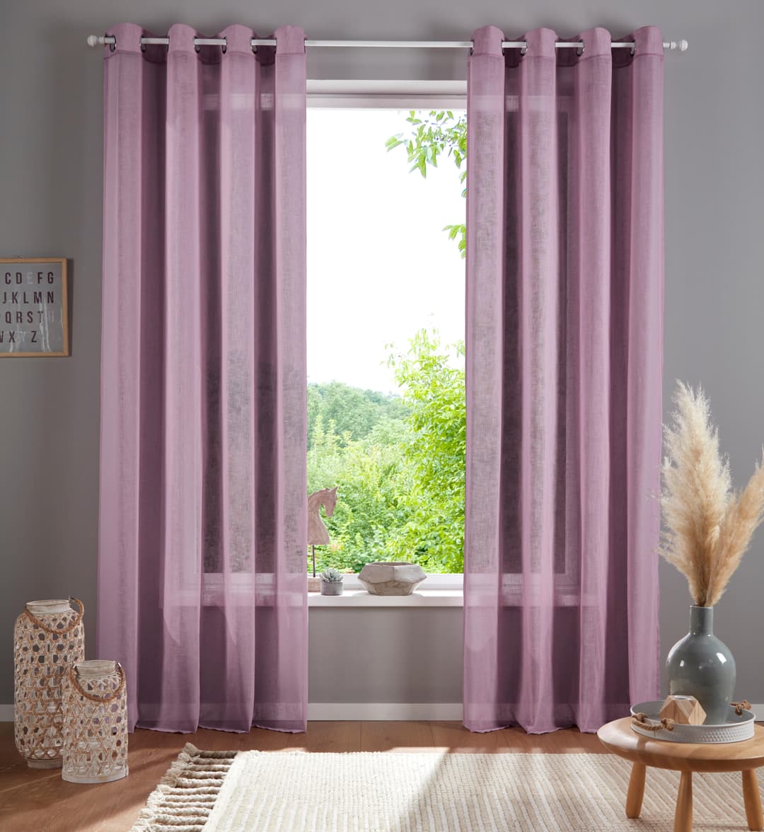 OTTO home Gardine Mara | Rosa