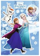 Komar Wandtattoo Anna und Elsa | Mehrfarbig