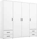 rauch VOYAGER Kleiderschrank | Weiß