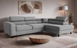 OTTO home Ecksofa AADEN Schlafsofa 254 cm | Grau
