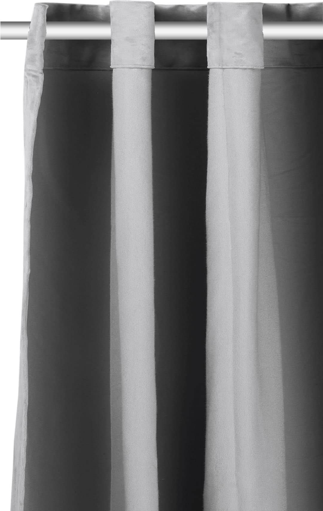 OTTO home Vorhang Velvet Uni | Grau