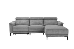 OTTO home Ecksofa LUND Cord | Grau