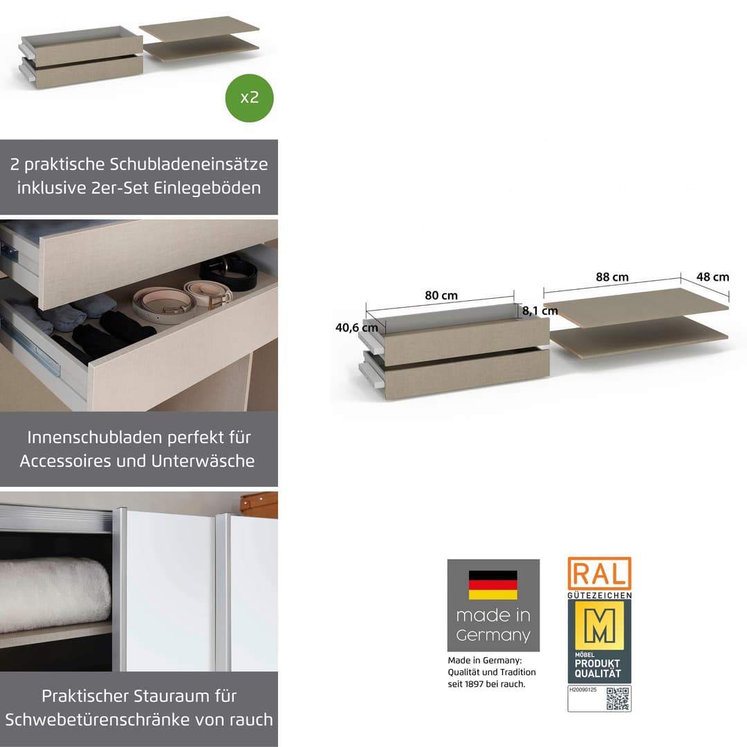 rauch Schubladeneinsatz | Beige