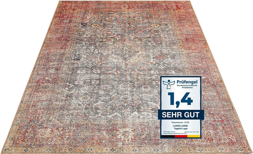 LUXOR living Teppich Lago | Rot