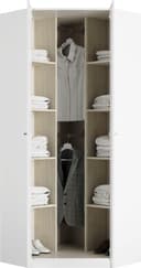 priess Eckkleiderschrank Barcelona | Weiß 4