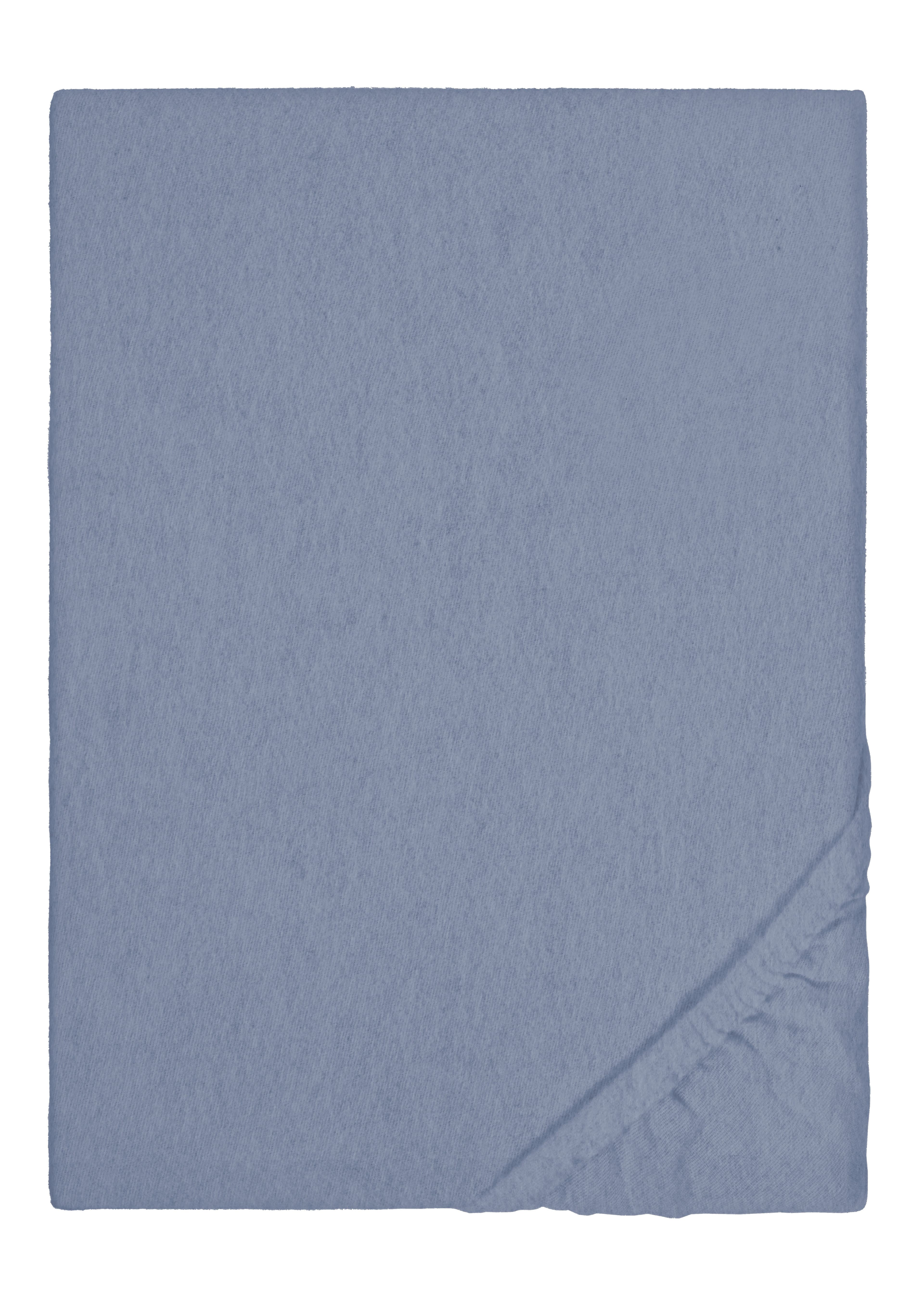 Biberna Spannbettlaken Hermal | Blau