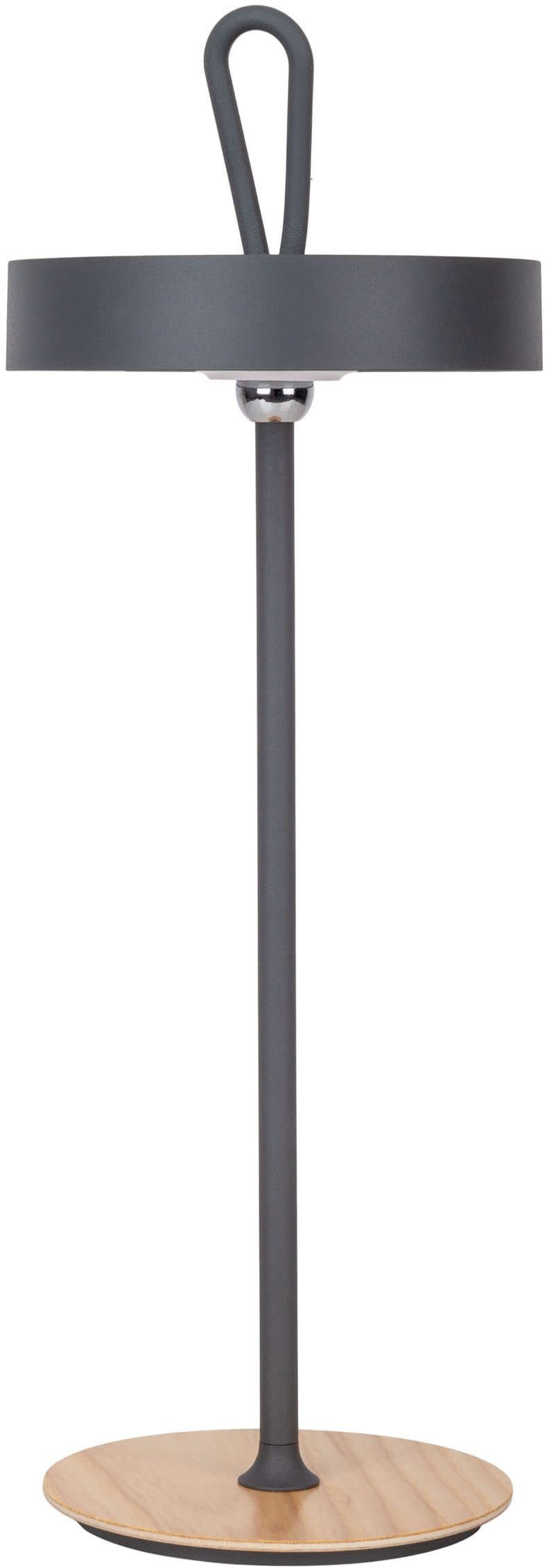 OTTO home LED Tischleuchte Ellvra | Grau