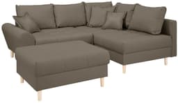Home affaire Ecksofa Rice | Braun