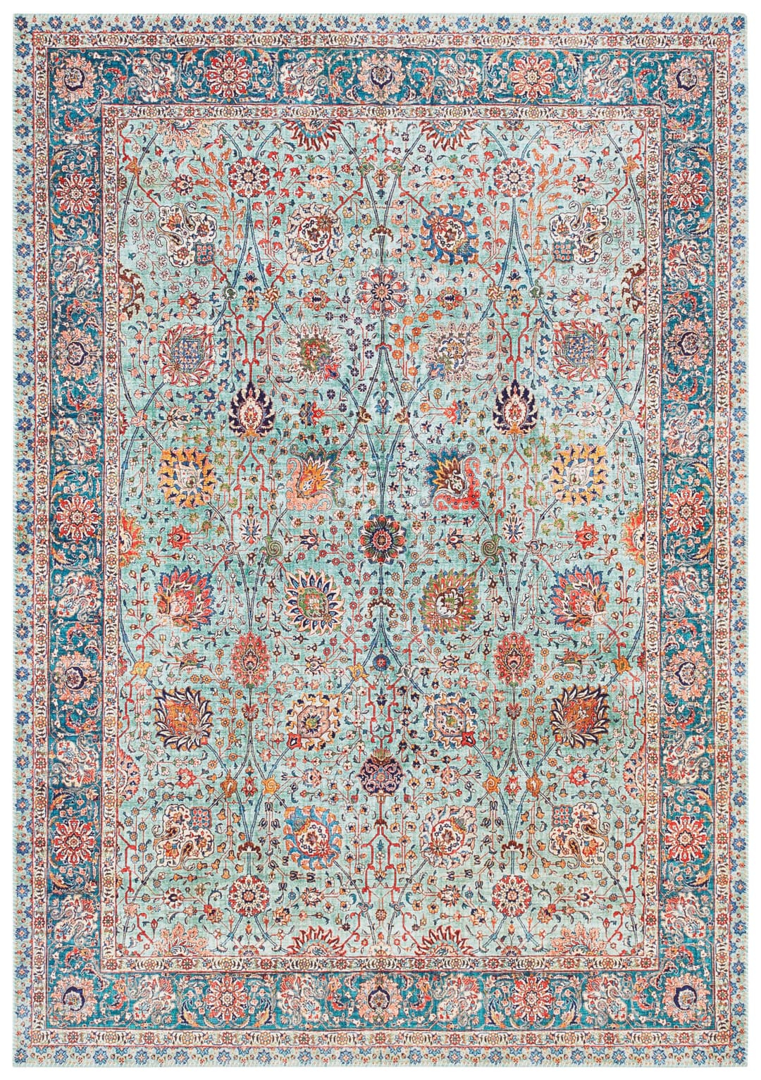ELLE DECORATION Teppich Mahal | Grün
