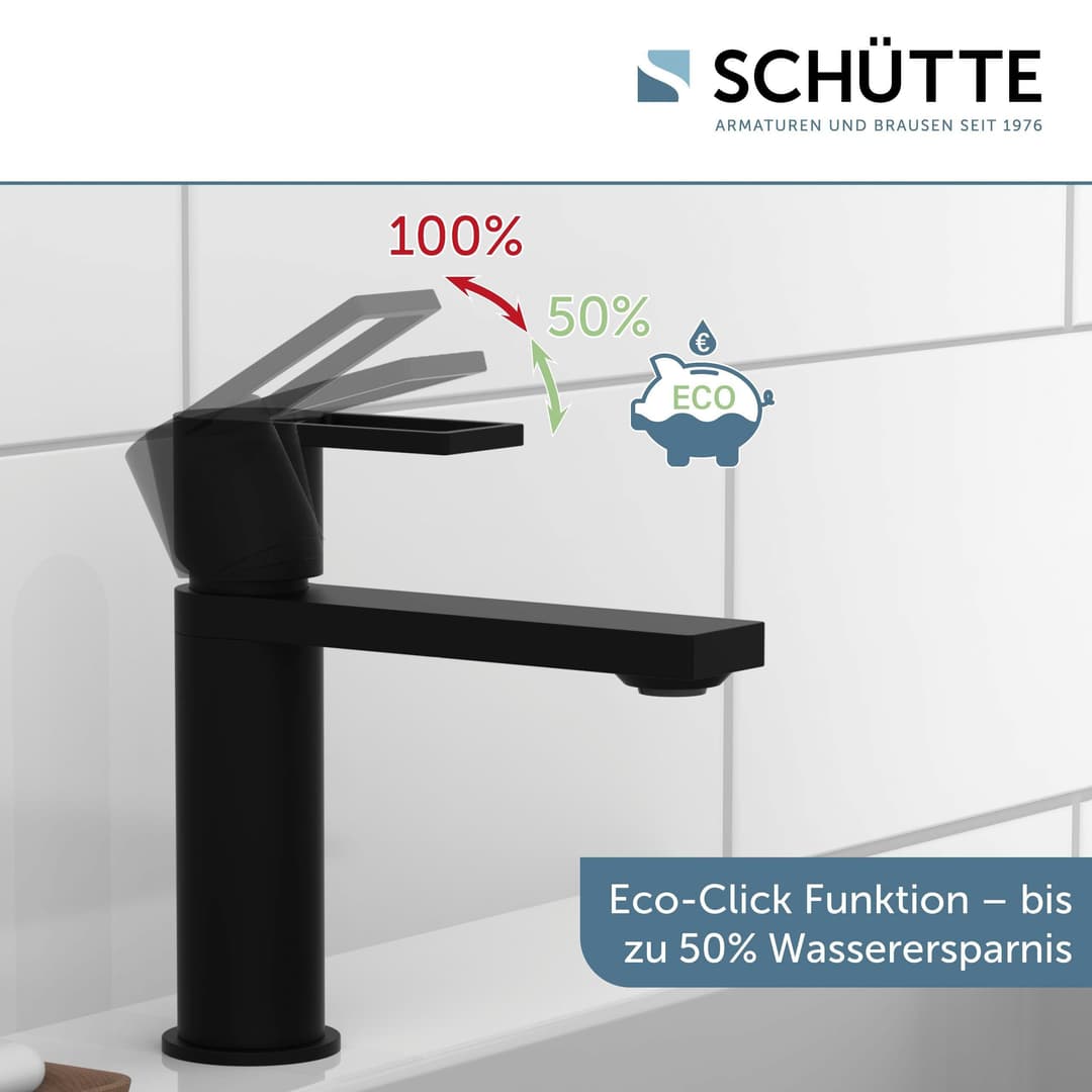 Schütte Waschtischarmatur MANHATTAN | Schwarz