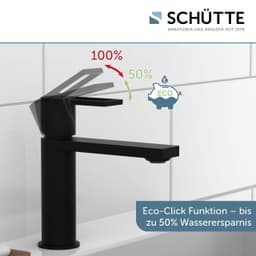 Schütte Waschtischarmatur MANHATTAN | Schwarz