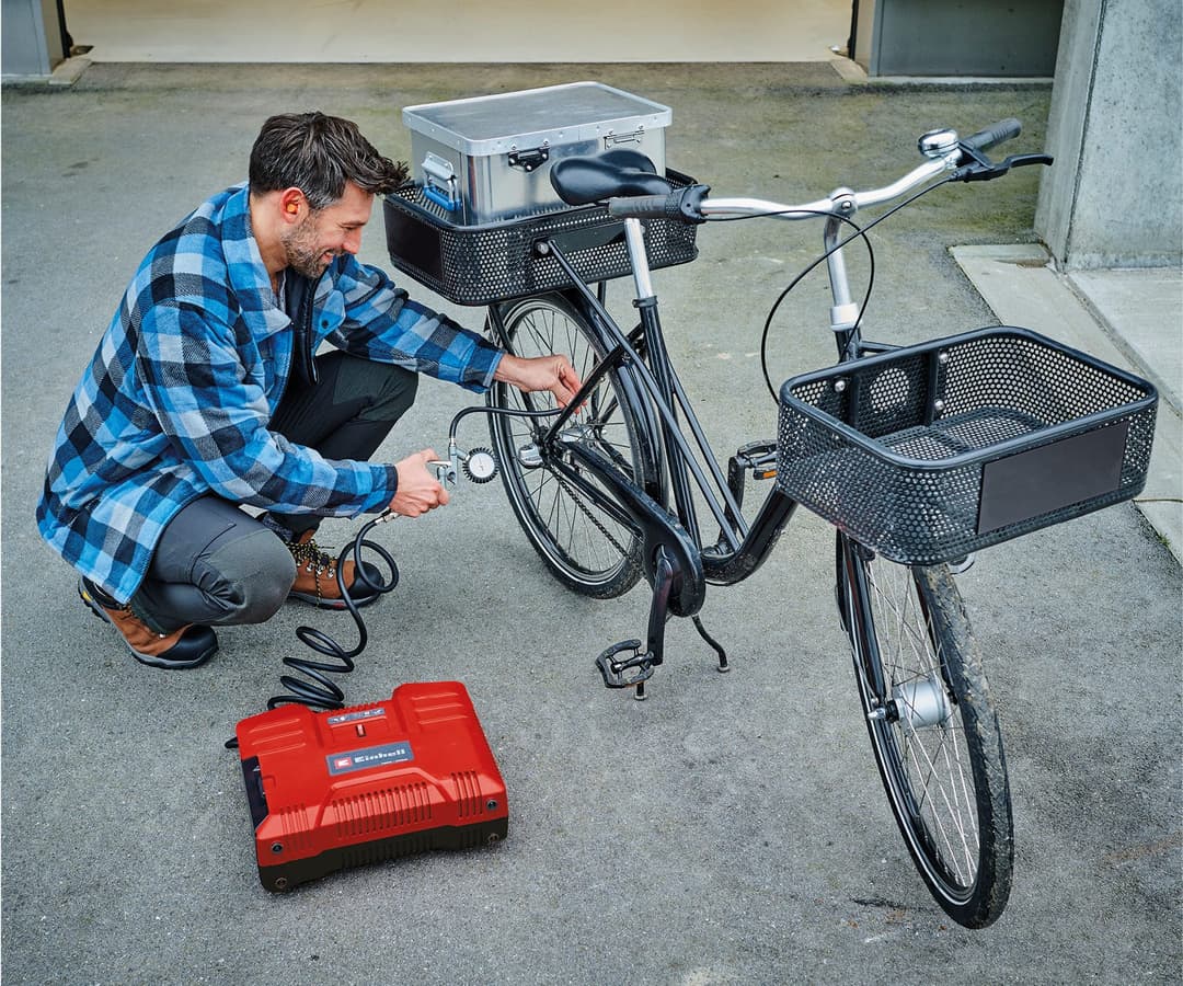 Einhell Koffer-Kompressor TE-AC 36/8 Li OF Set-Solo | Rot