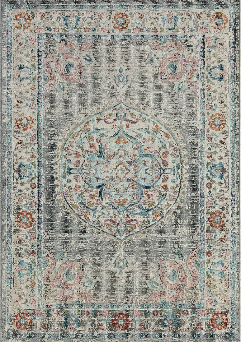 the carpet Teppich Palma | Grau