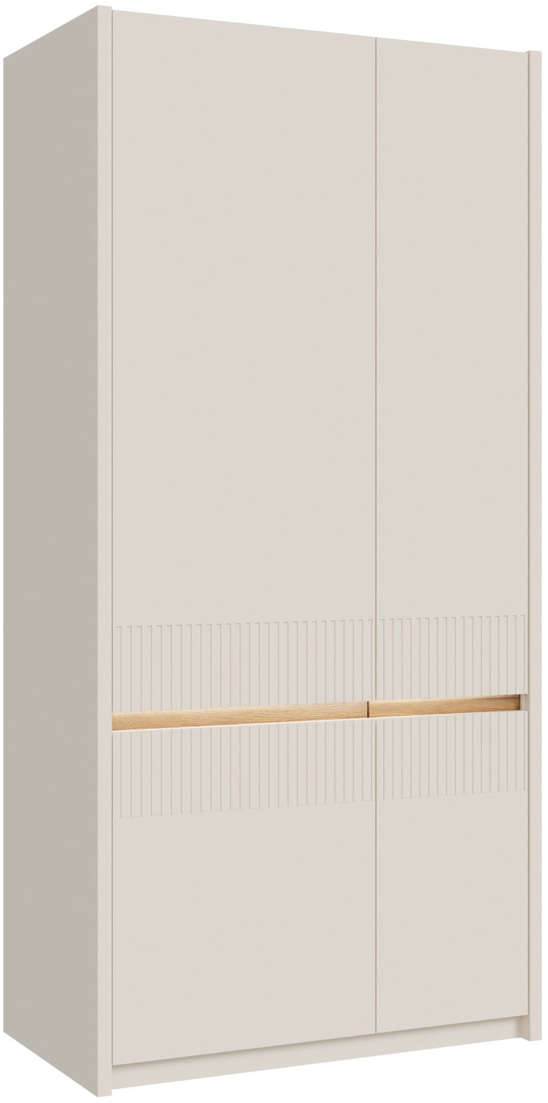 FORTE Garderobenschrank Oak Squere | Beige